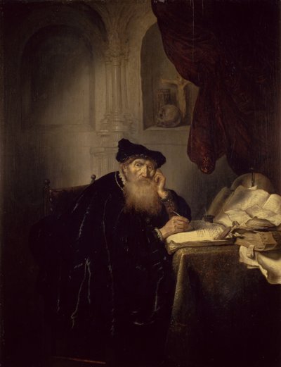 A Philosopher by Salomon Koninck